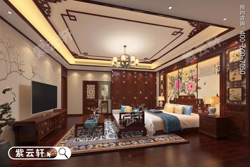 <a href=http://m.disposabletattoopen.com/ target=_blank class=infotextkey>中式風(fēng)格</a>臥室裝修