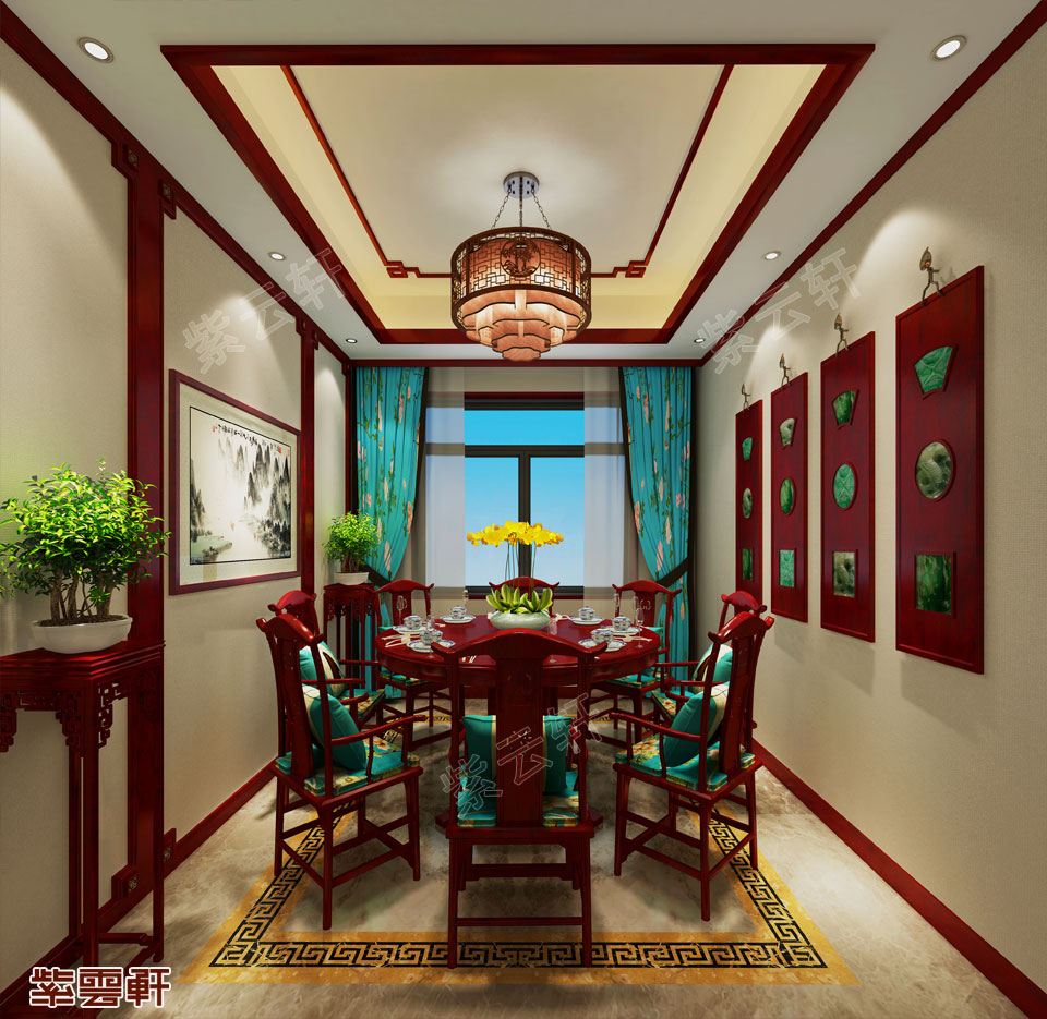 中式<a href=http://m.disposabletattoopen.com/canting/ target=_blank class=infotextkey>餐廳裝修效果圖</a>