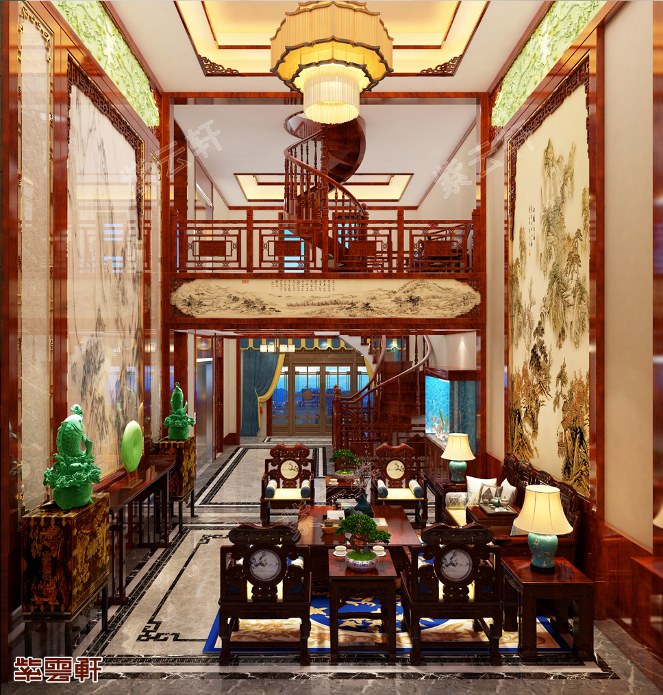 <a href=http://m.disposabletattoopen.com/ target=_blank class=infotextkey>中式風(fēng)格</a>客廳裝修