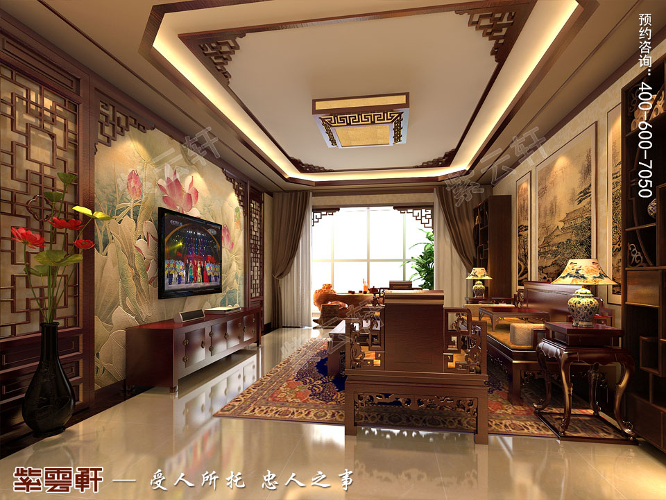 復(fù)式樓現(xiàn)代中式風(fēng)格<a href=http://m.disposabletattoopen.com/qijushi/ target=_blank class=infotextkey>起居室裝修效果圖</a>