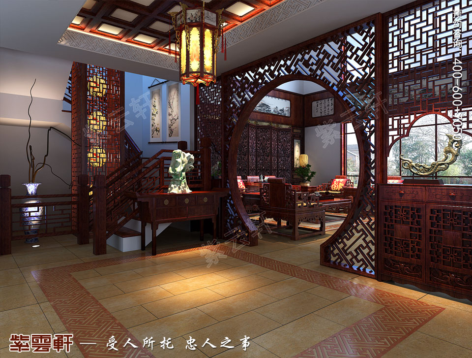 復(fù)式樓門廳簡約現(xiàn)代<a href=http://m.disposabletattoopen.com/ target=_blank class=infotextkey>中式裝修效果圖</a>